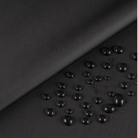 Black Water-Resistant Fabric 165 g/m²