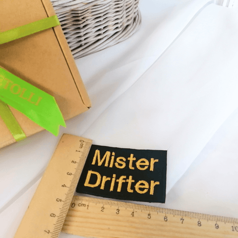 Mister Drifter Personalized text Patch 6x4cm