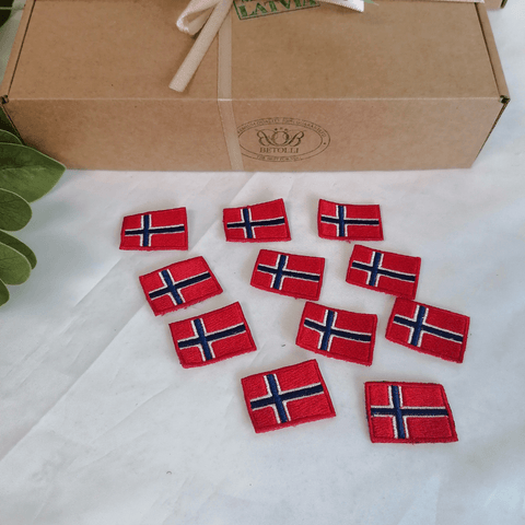 Norway Flag Patch 4x6cm or 1.57x2.36 in