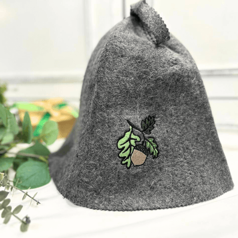 Oak familly Sauna Hat