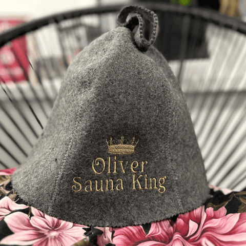 👑 Sauna King Personalized Hat