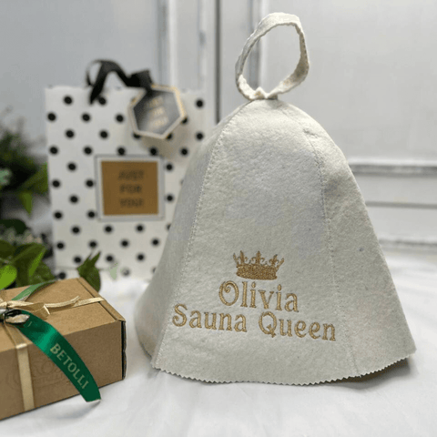 Queen Personalized Sauna Hat