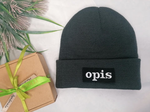 Opis Beanie with Embroidered Patch