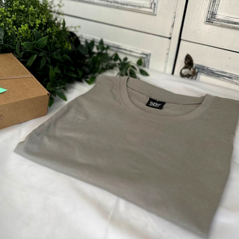 Coffe First Men’s T-Shirts with Text and Big Bear patch