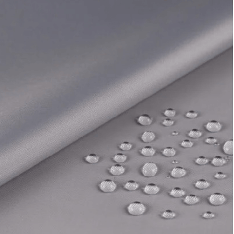 Gray Water-Resistant Polyester Fabric 140 g/m²