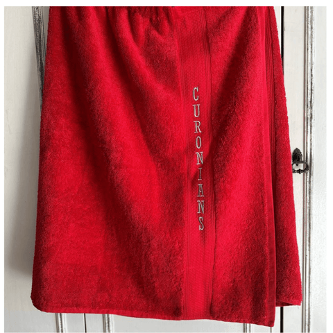 Personalized Sauna Cotton Towel with text Embroidery