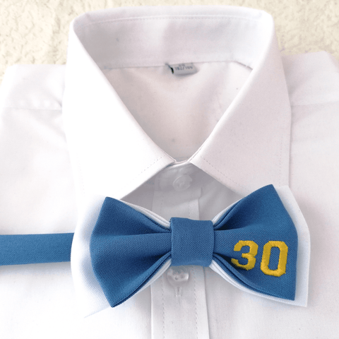 Warriors style Personalised Handmade Bow Tie