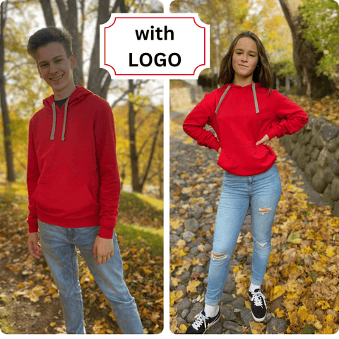 Red Hoodie with LOGO