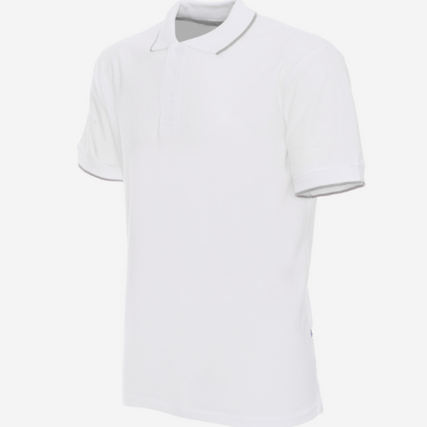 Baltas līnijas sieviešu personalizēts polo krekls