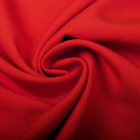 Red 100% polyester fabric