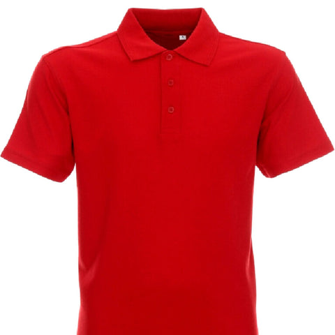 Short Sleeve Men Polo Shirt with Velcro and Logo patch