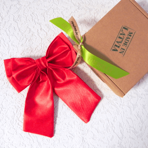 Satin Bow tie brooch