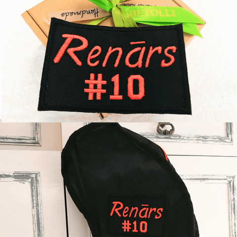 Renārs Personalized name Patch 6x10cm