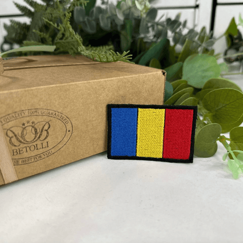 Romania Flag Patch 4x6cm or 1.57x2.36 in