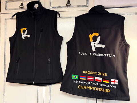 Men’s Softshell Vest with Custom Embroidered Company Logo