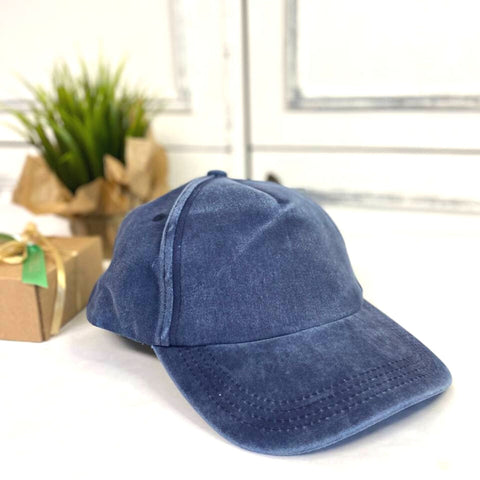 Denim Style Cap with  LOGO Embroidery