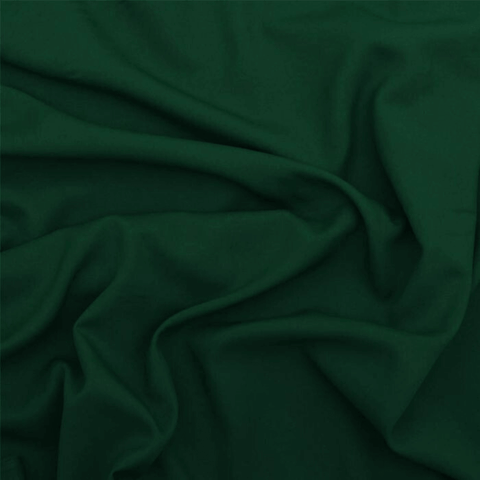 Dark green 100% polyester fabric