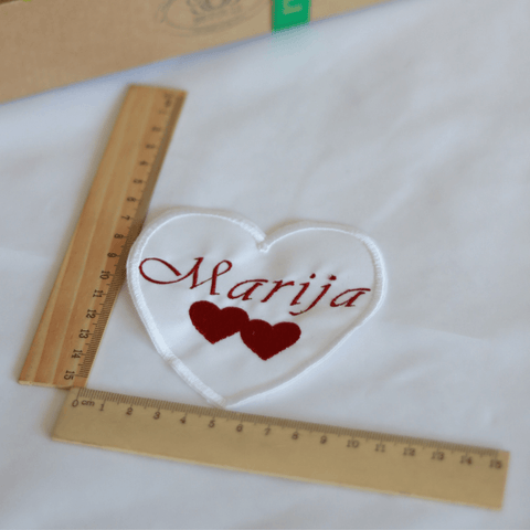 Marija wedding Personalized name Patch 9x10cm