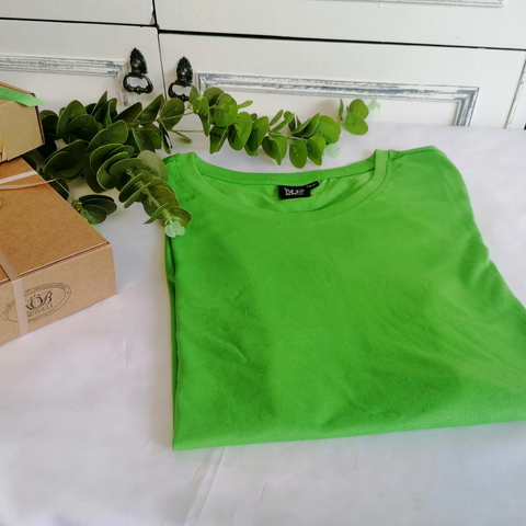 Blue and Green Men T-Shirts with big logo