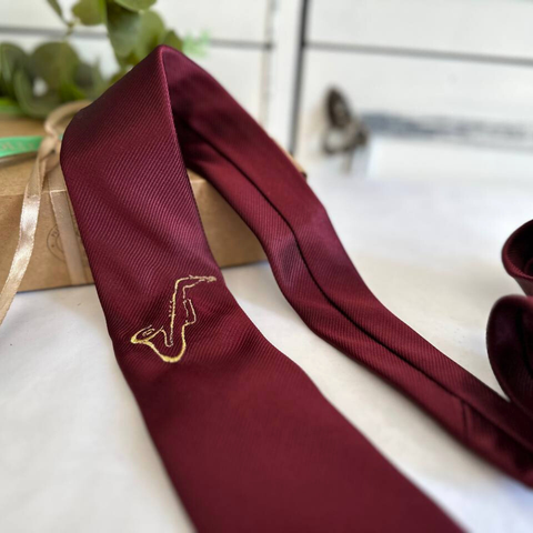 Gold Saxophone Men's Necktie