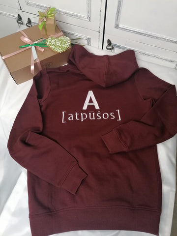Hoodie with Large Logo Embroidery on Back