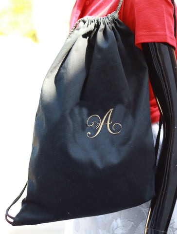 Bag with Elegant Embroidered Letter