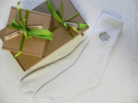 Sports Socks with Monogrammed Name