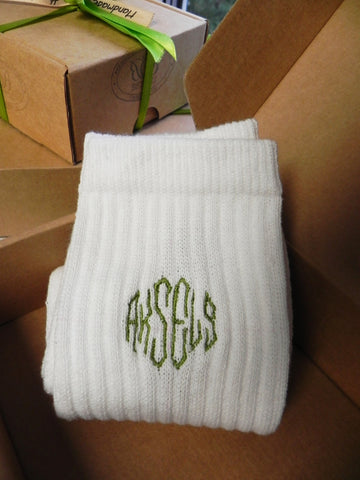 Sports Socks with Monogrammed Name