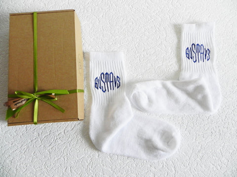 Sports Socks with Monogrammed Name