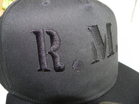 Snapback Cap with Embroidered Initials