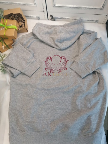 Kids Hoodie with Embroidered Logo on Back