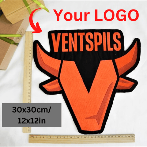 Embroidered Logo Patch 30x30cm or 12x12in