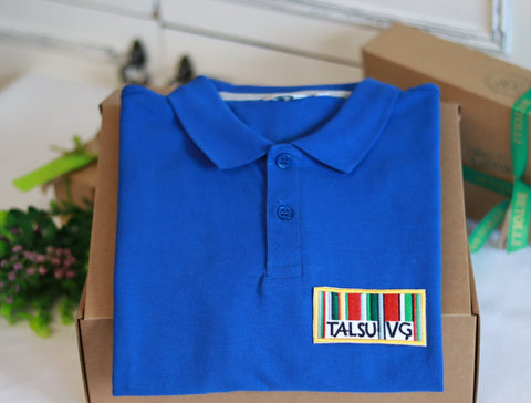 Bērnu kokvilnas polo krekls ar logotipu