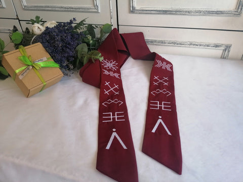 Wedding Folk Style Embroidered Fabric Belt