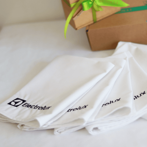 Personalised Cotton Napkin With Logo Embroidery