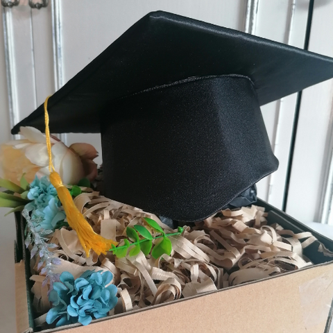 Dr. iur. Handmade Graduation Hat with coloured tassel