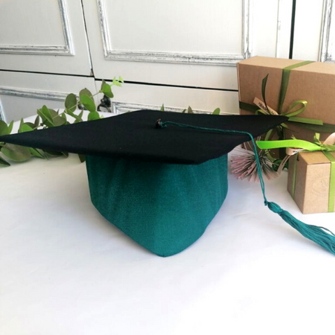 Dr. oec. Tailor Made Graduation Hat with coloured up