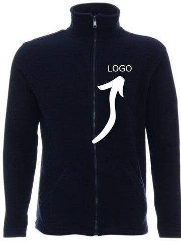 Womens Fleece Jacket with Embroidered Logo