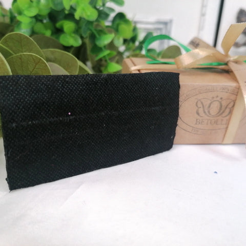 Black Patch with Name  2x12cm Or 0.78x4.72in