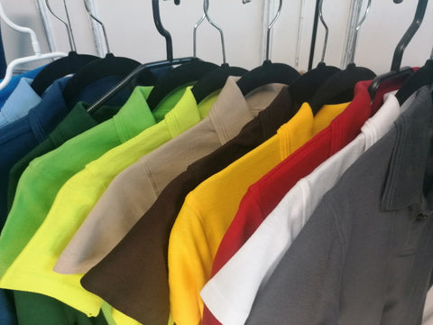 Men’s Polo Shirt with Logo Natural Colours