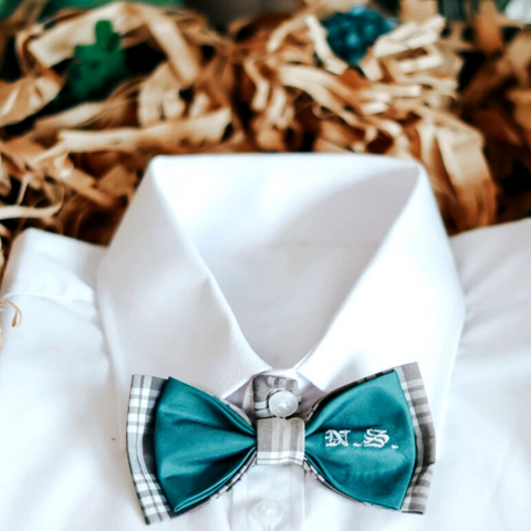 Olive Personalised Handmade Bow Tie