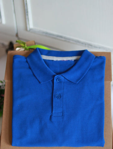 Kid’s Cotton Polo Shirt with Text