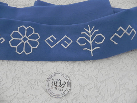 Real Folk Style Embroidered Fabric Belt