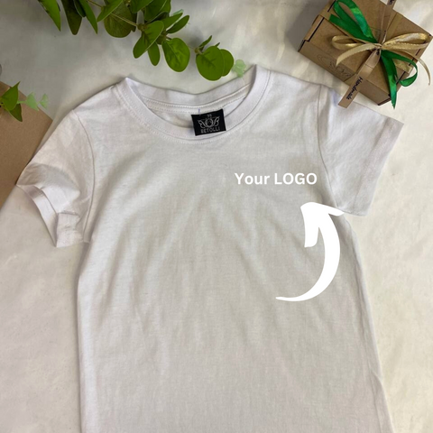 Kids Cotton T shirt with Logo
