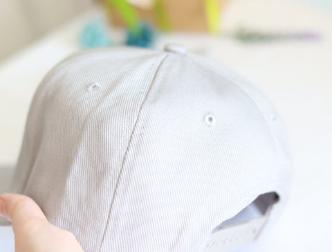 Snapback Cap with Embroidered Initials