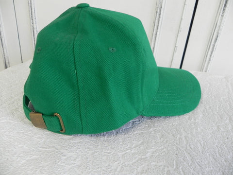 Baseball Cap With Embroidered Text