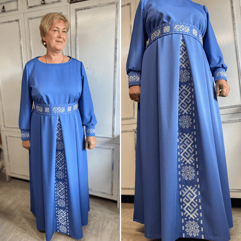 Maria Folk Style Women long Dress